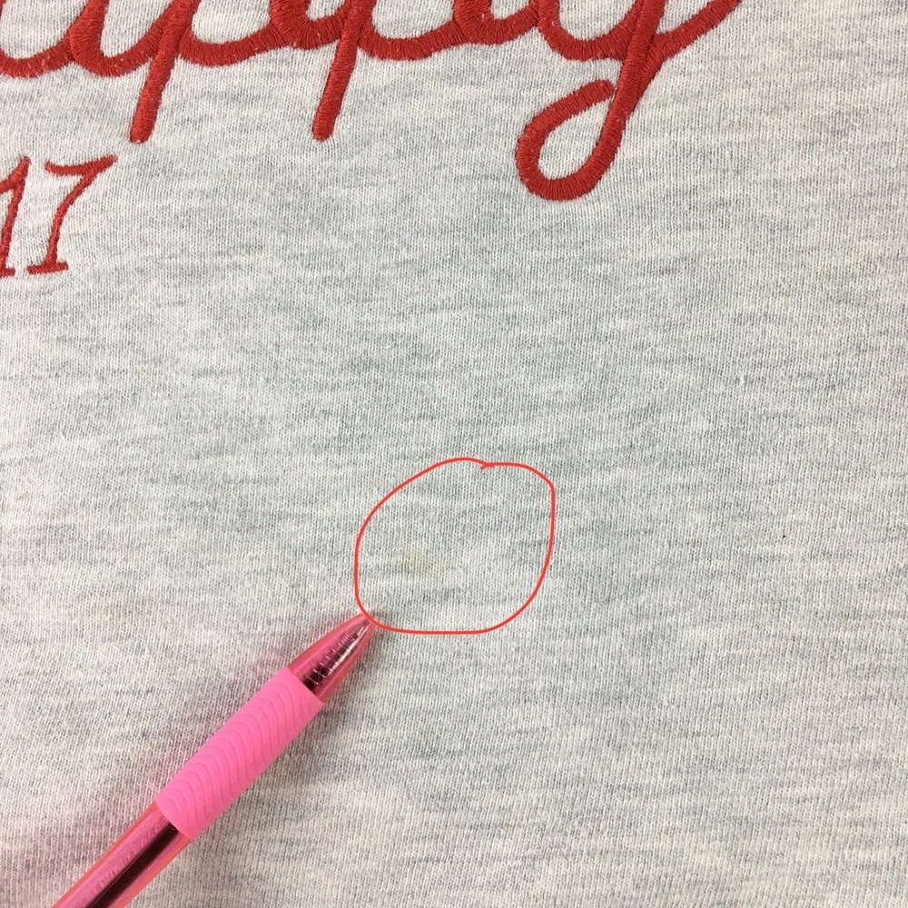 Madhappy Est 2017 Size M Peace Sign Graphic Crewneck Sweatshirt Grey Embroidery - Picture 8 of 16